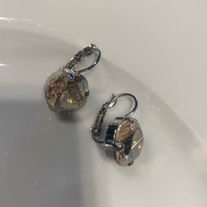 Sabika gold/topaz look earrings